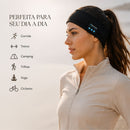 Faixa Esportiva Bluetooth™ – Música, conforto e performance em um só acessório